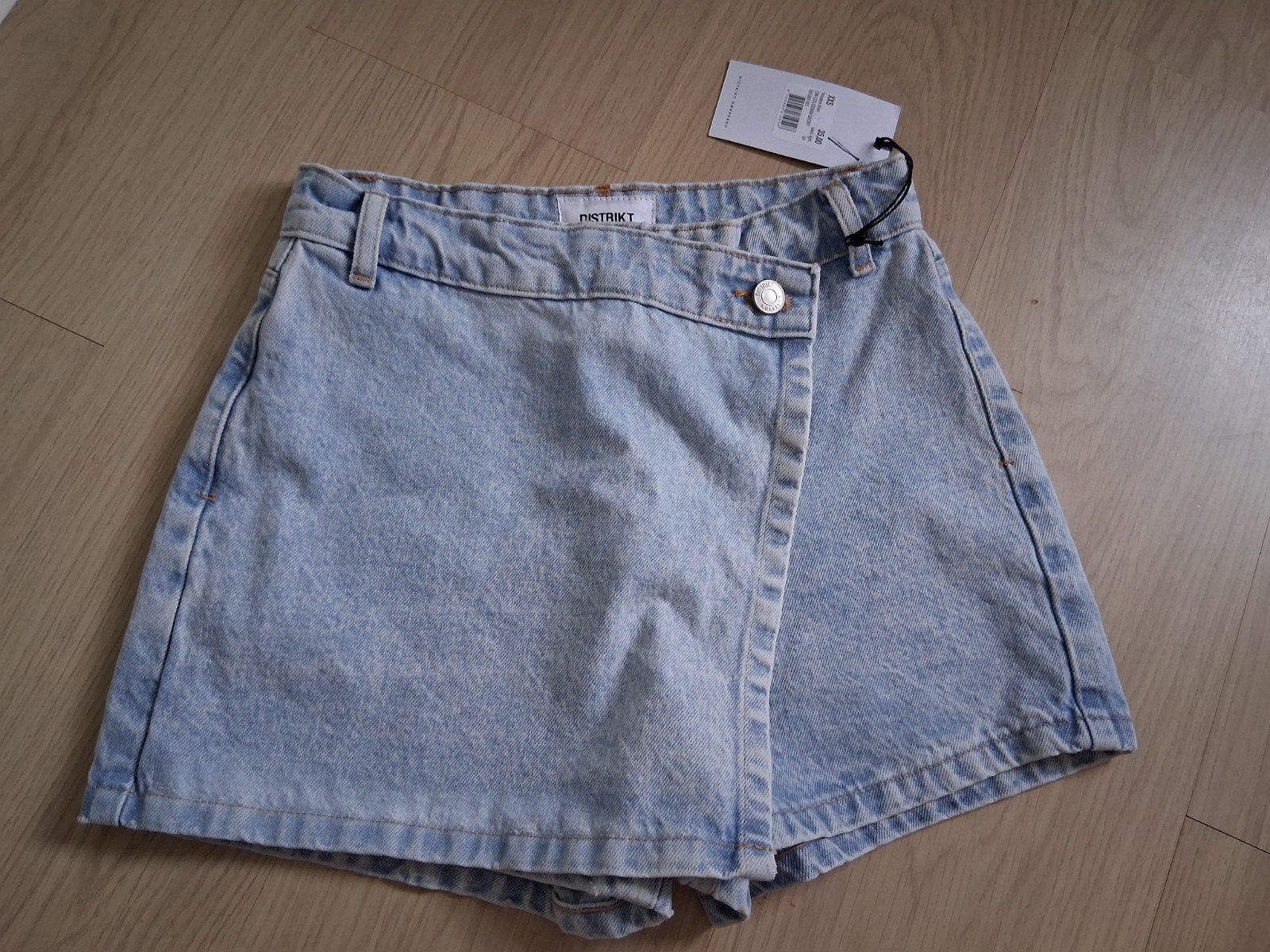 Distrikt denim skort - Maat 34 XXS, Distrikt, Blauw, Nieuw, Ophalen of Verzenden