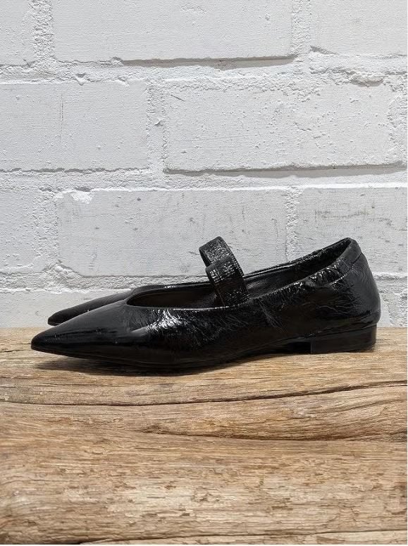 Billi Bi - Lakleren ballerina's maat 39 - Nieuw €209 BilliBi, Verzenden, Zwart, Nieuw, Ballerina's