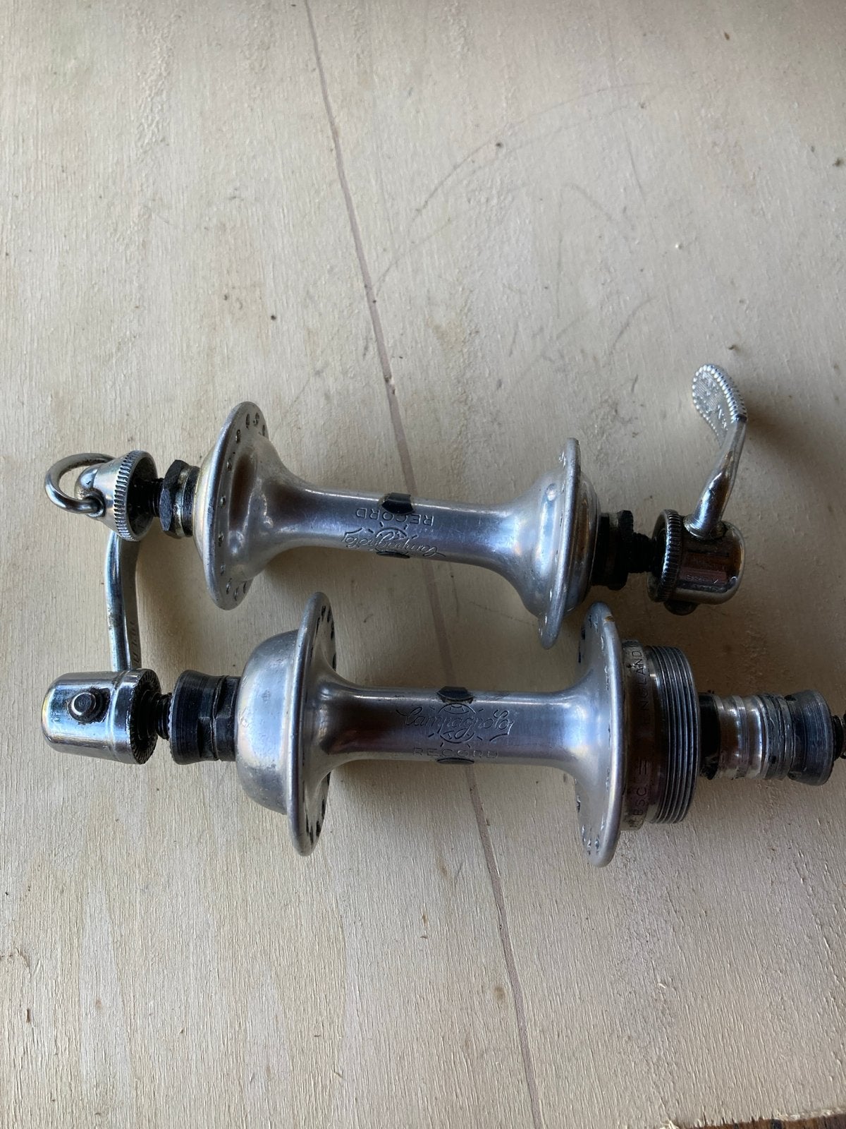 Campagnolo Record Fietsnaven - Vintage Set, Wiel, Gebruikt, Verzenden, Aluminium