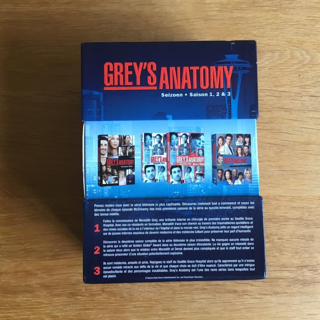 Grey's Anatomy Seizoen 1 t/m 3 , 5 , 6 , 8 Dvd, Cd's en Dvd's, Dvd's | Tv en Series, Vanaf 16 jaar, Ophalen, Gebruikt, Drama