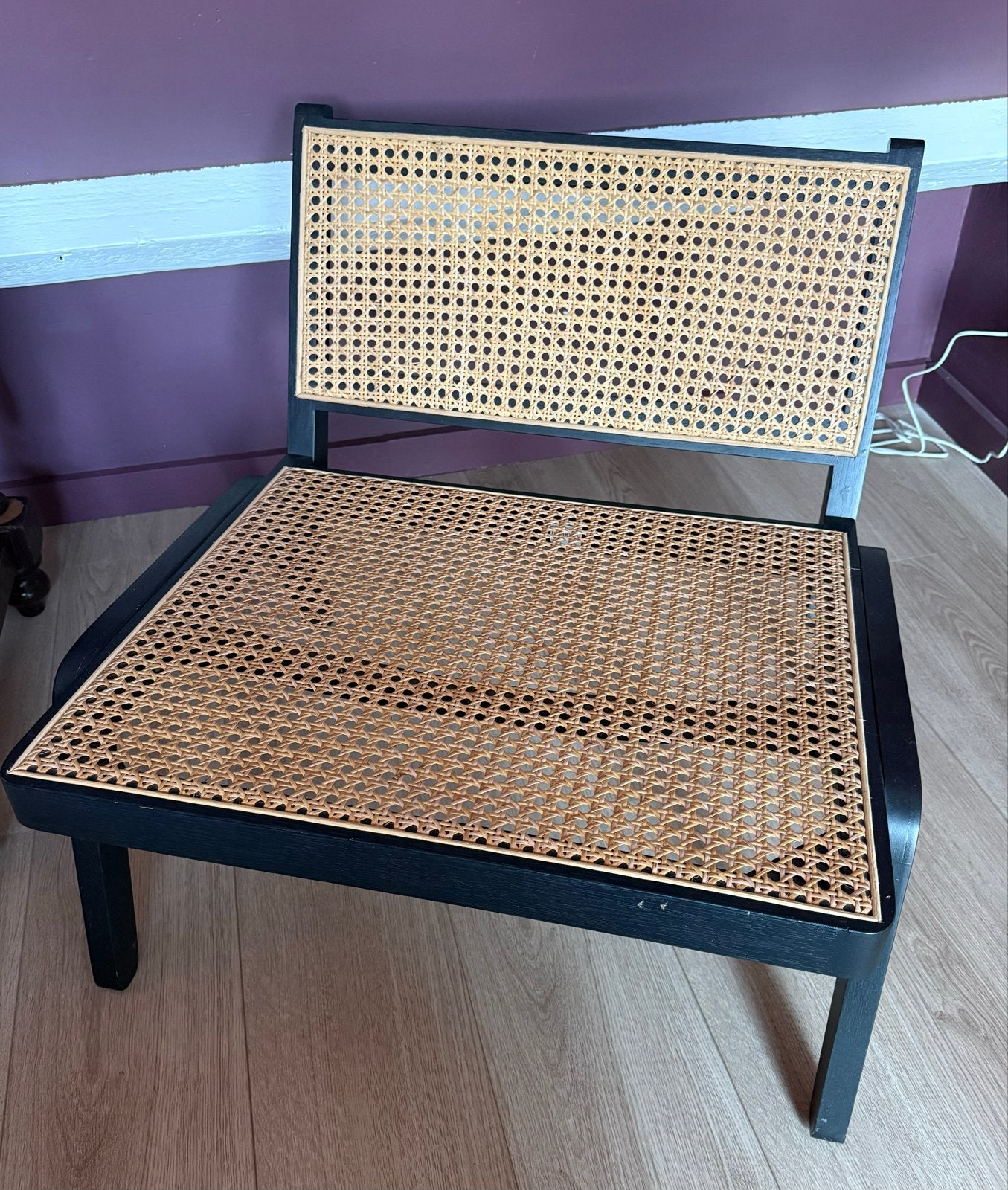 H&M Home Fauteuil - Boho Ibiza Stijl, Zwart, Ophalen of Verzenden, Zo goed als nieuw, Eén