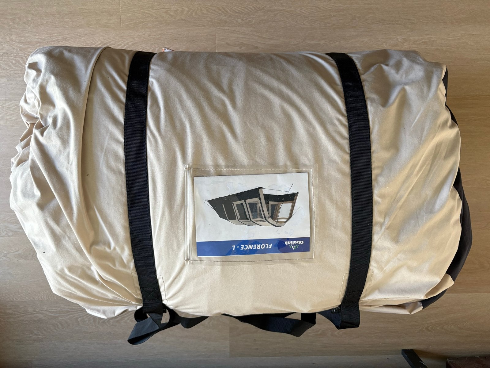 Nieuwe Obelink Florence L TC Easy Air opblaasbare tunneltent, Ophalen, Nieuw, Tot en met 5