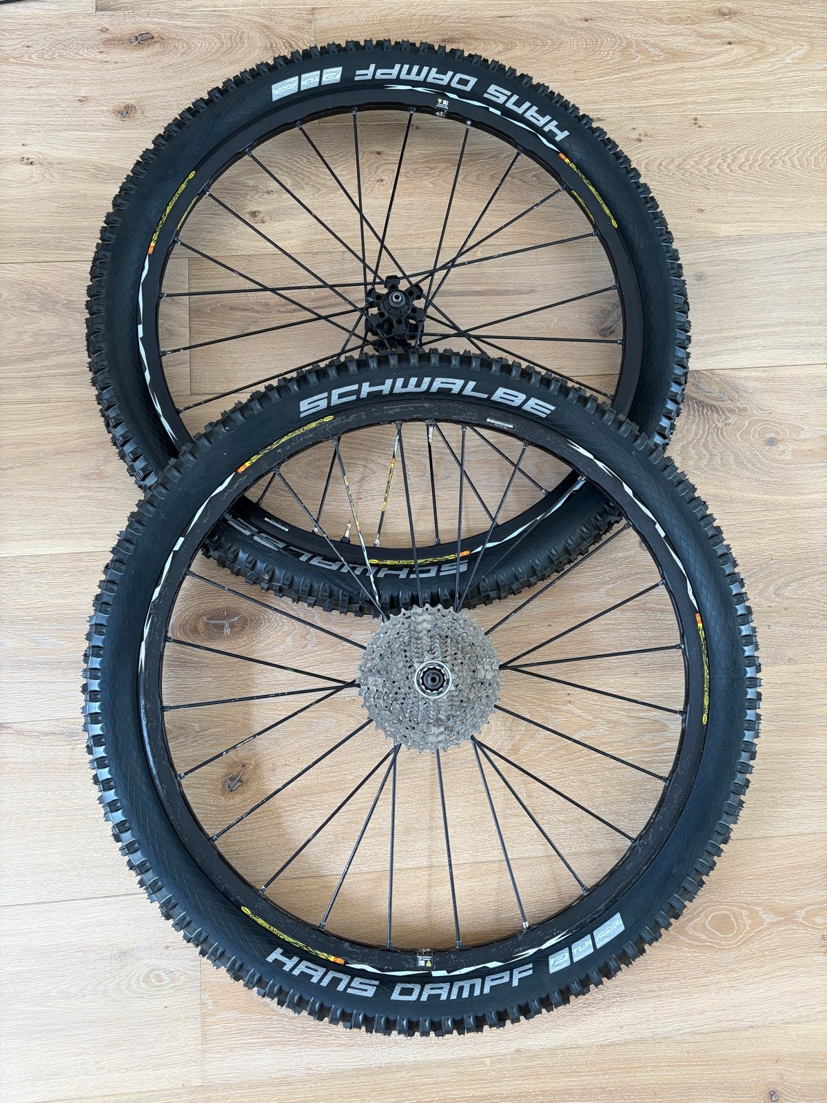 Mavic Crossmax 26” ST Trail wielen met Schwalbe Hans Dampf, Fietsen en Brommers, Gebruikt, Aluminium, Mountainbike, Ophalen