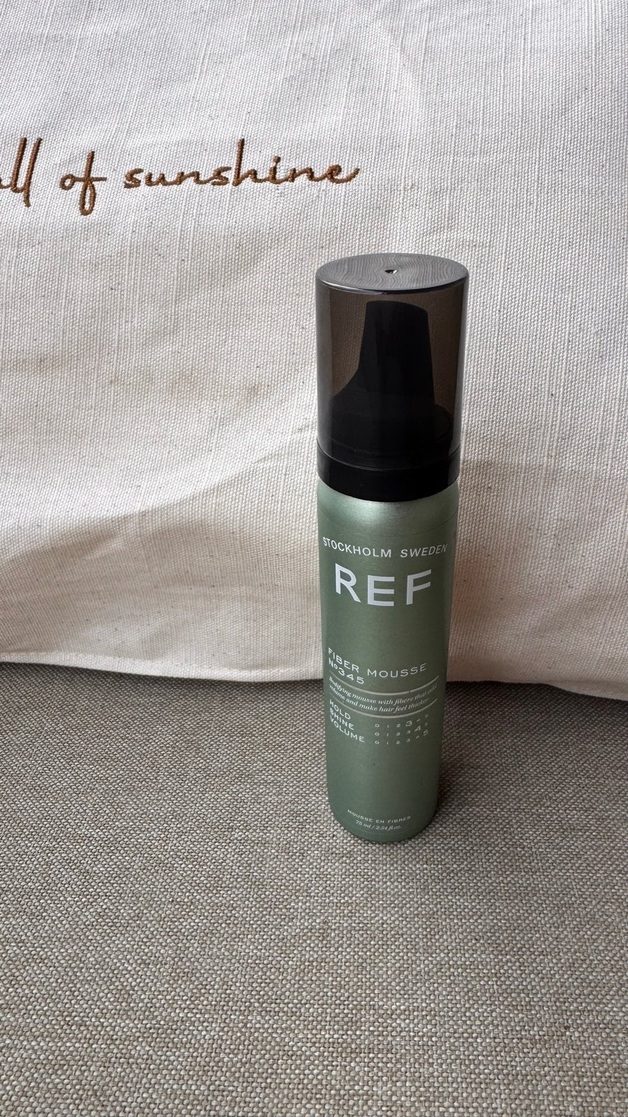 REF Fiber Mousse - Haarstyling voor volume en hold, Ophalen of Verzenden, Nieuw, Gel, Wax, Haarlak of Mousse