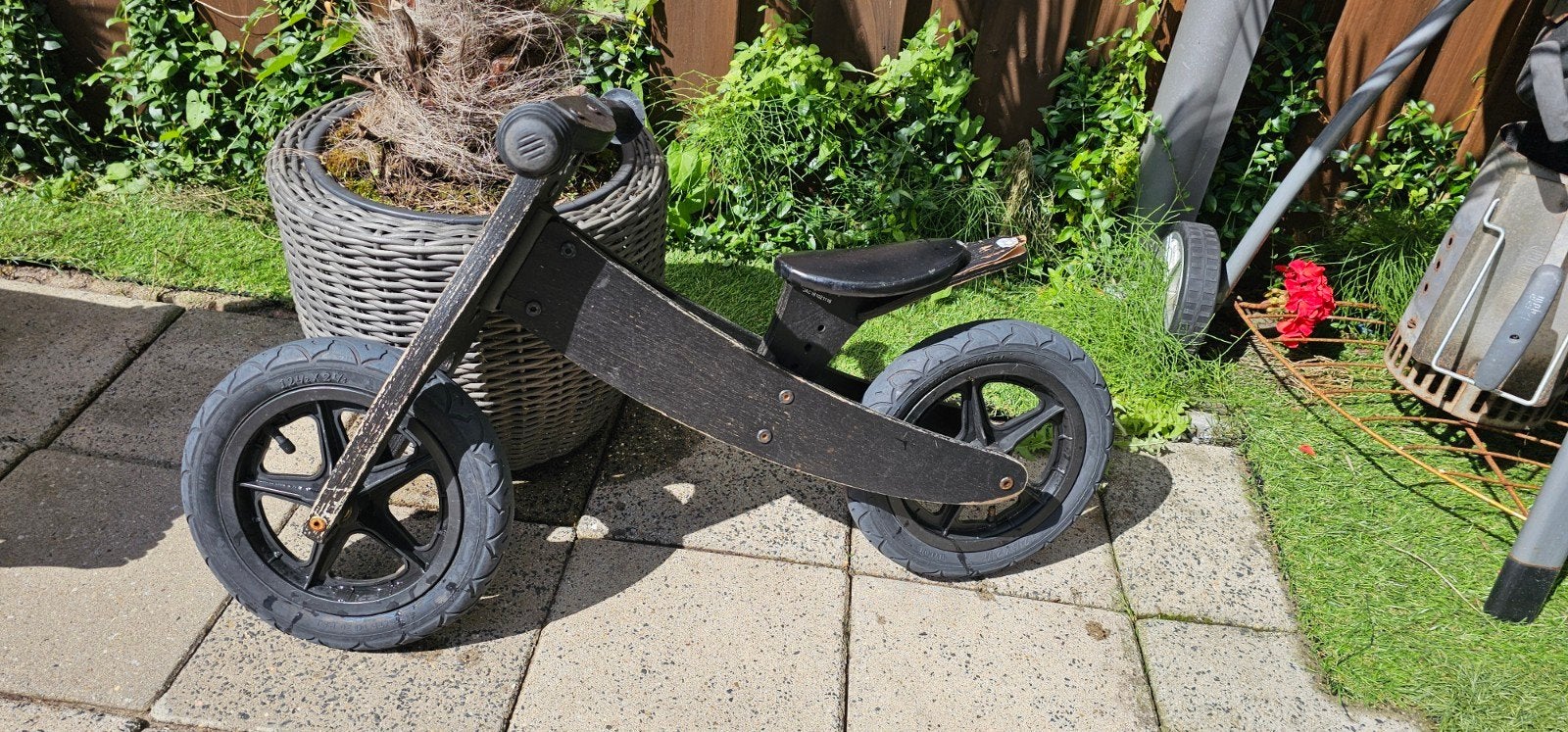 kinderloopfiets, Ophalen, Gebruikt