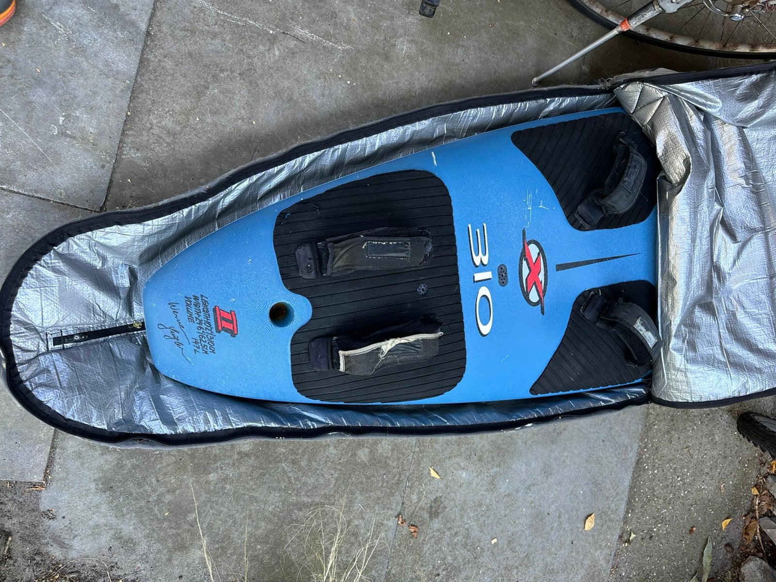 F2  Xantos 147 liter  board 30 euro, (huidige mastrail)., Ophalen, Met zeil(en), Gebruikt, Plank