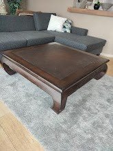Originele Oosterse opiumtafel / salontafel, Ophalen, Gebruikt, Vierkant, Oosters