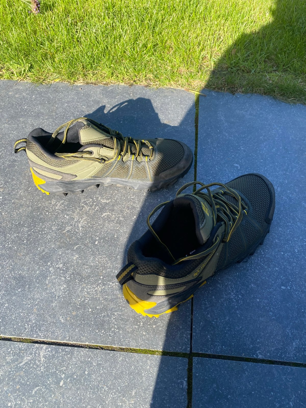 Columbia wandelschoenen - groen/geel, Ophalen of Verzenden, Zo goed als nieuw, Schoenen