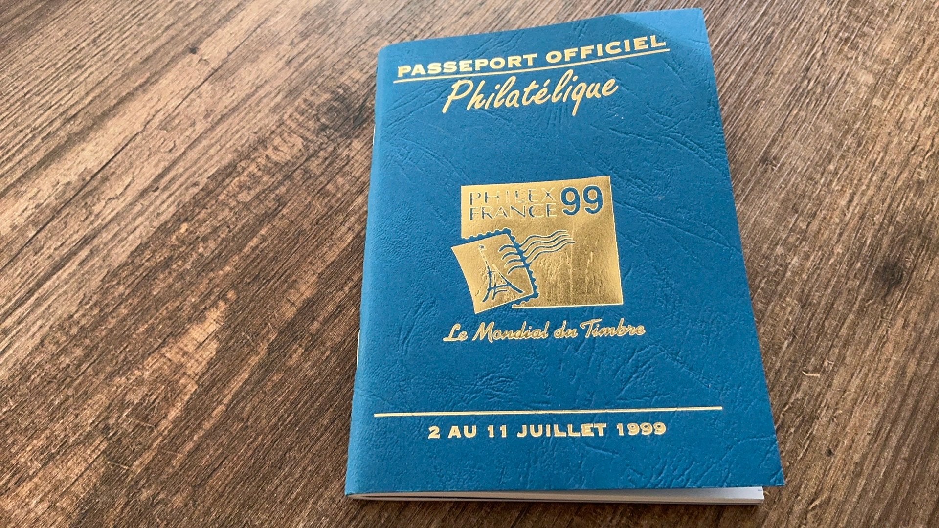 #98 Passeport Officiel Philatelique Philex France 99, Ophalen of Verzenden, Buitenland