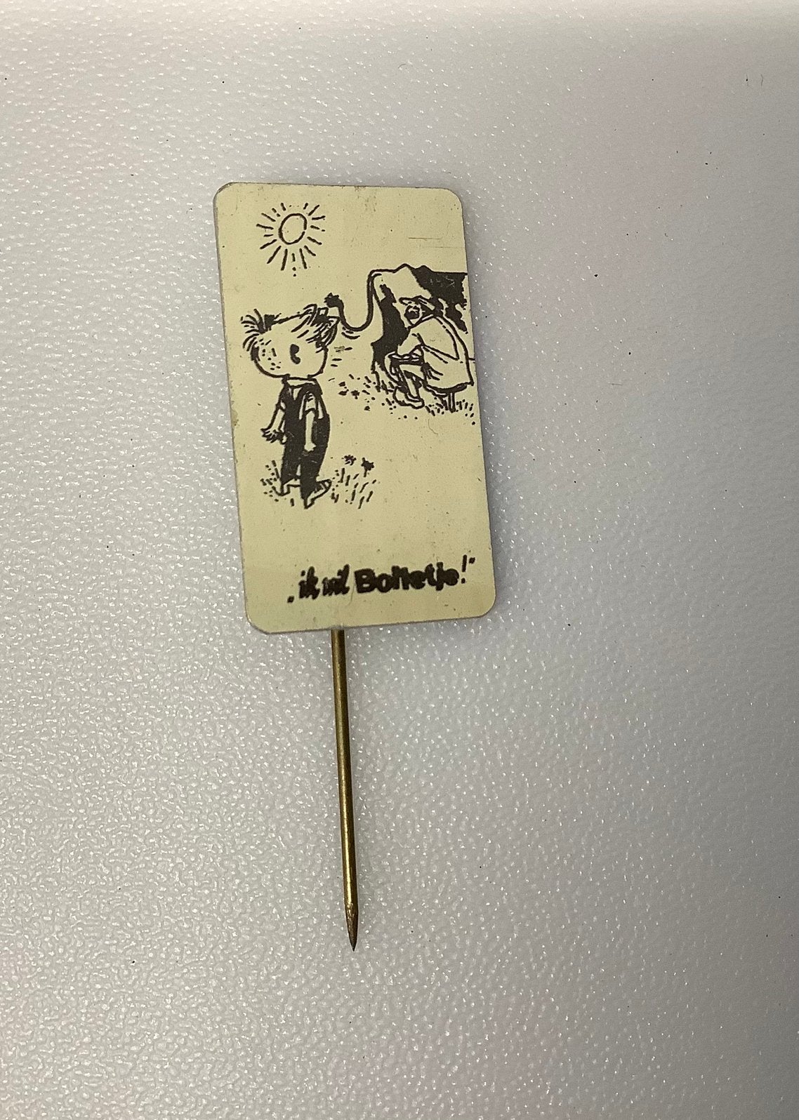 Vintage Bolletje Speldje - Reclame speldjes., Ophalen of Verzenden, Gebruikt, Merk, Speldje of Pin
