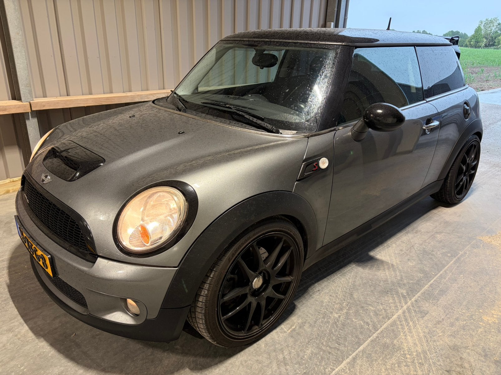 Mini 1.6 16V Cooper S 128KW 2009 Grijs John Coopers Work, Voorwielaandrijving, 4 cilinders, 4 stoelen, 49 €/maand