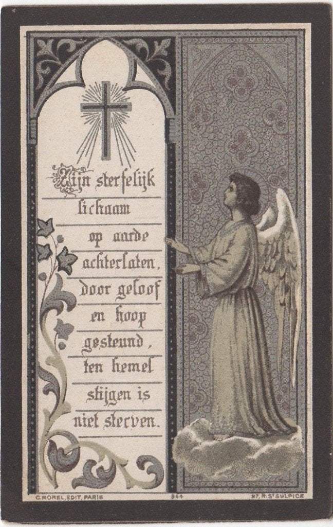 Hermanus van Heerdt 1848 Den Haag + 1896 Leiden, 47 jaar oud, Verzenden