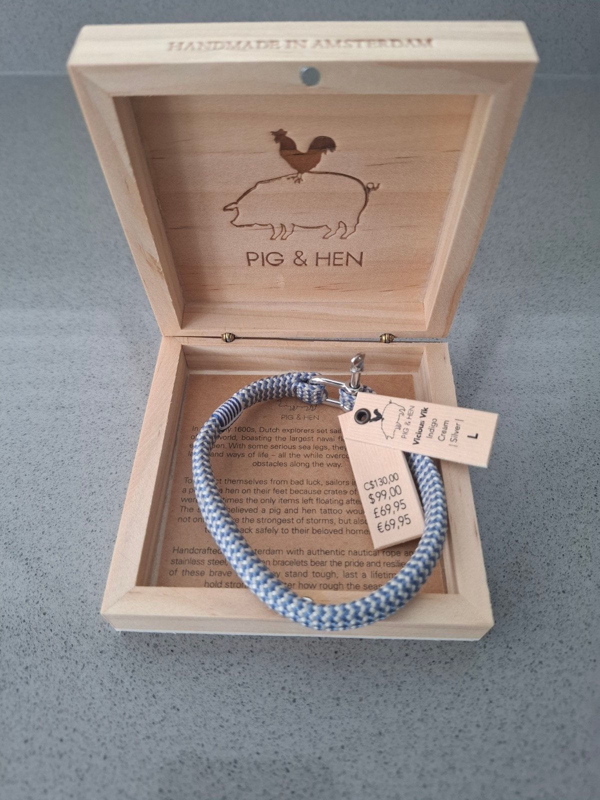 Nieuwe Pig and Hen armband!, Ophalen of Verzenden, Nieuw, Zilver, Zilver