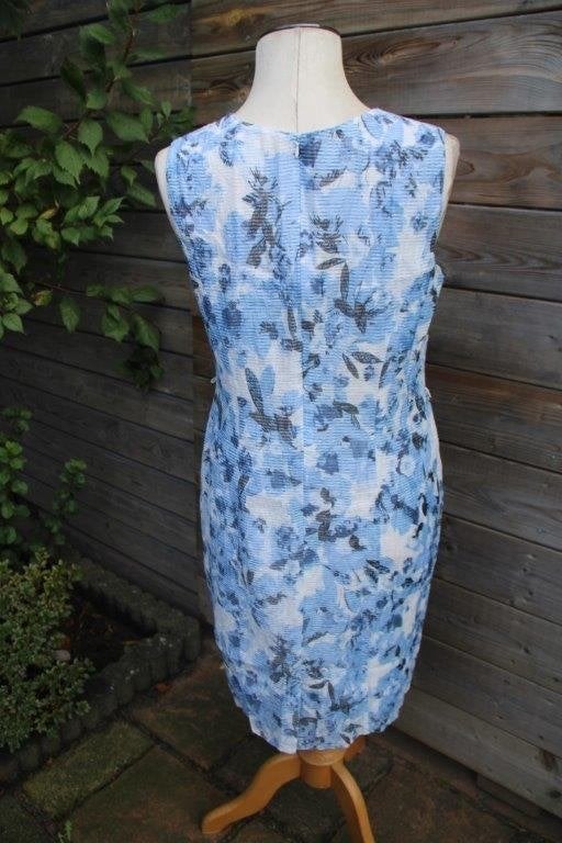 Jurk blauw/ offwhite Gerry Weber mt M Vaste prijs AANBIEDING, Maat 38/40 (M), Blauw, Ophalen of Verzenden, Zo goed als nieuw