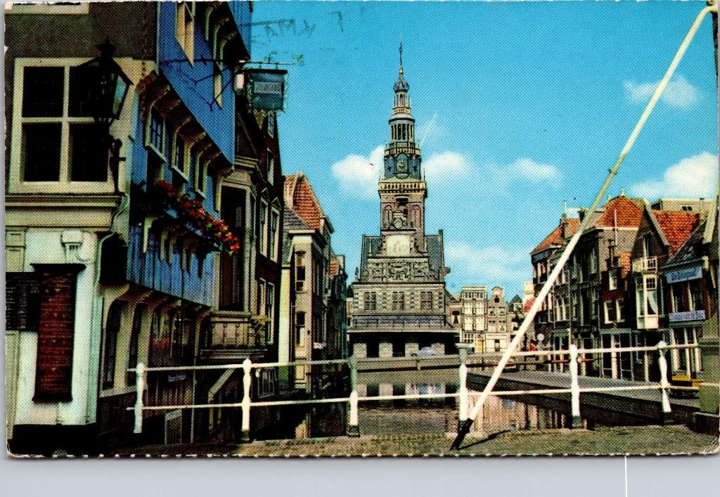 Alkmaar Waag - 11 ansichtkaarten, Verzenden, Voor 1920, Gelopen, Noord-Holland