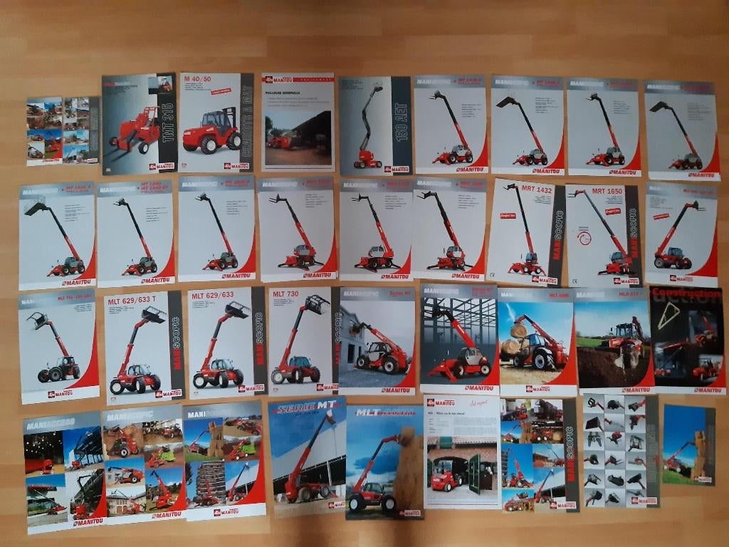 partij verreiker folders Manitou, Ophalen of Verzenden, Zo goed als nieuw, Overige merken