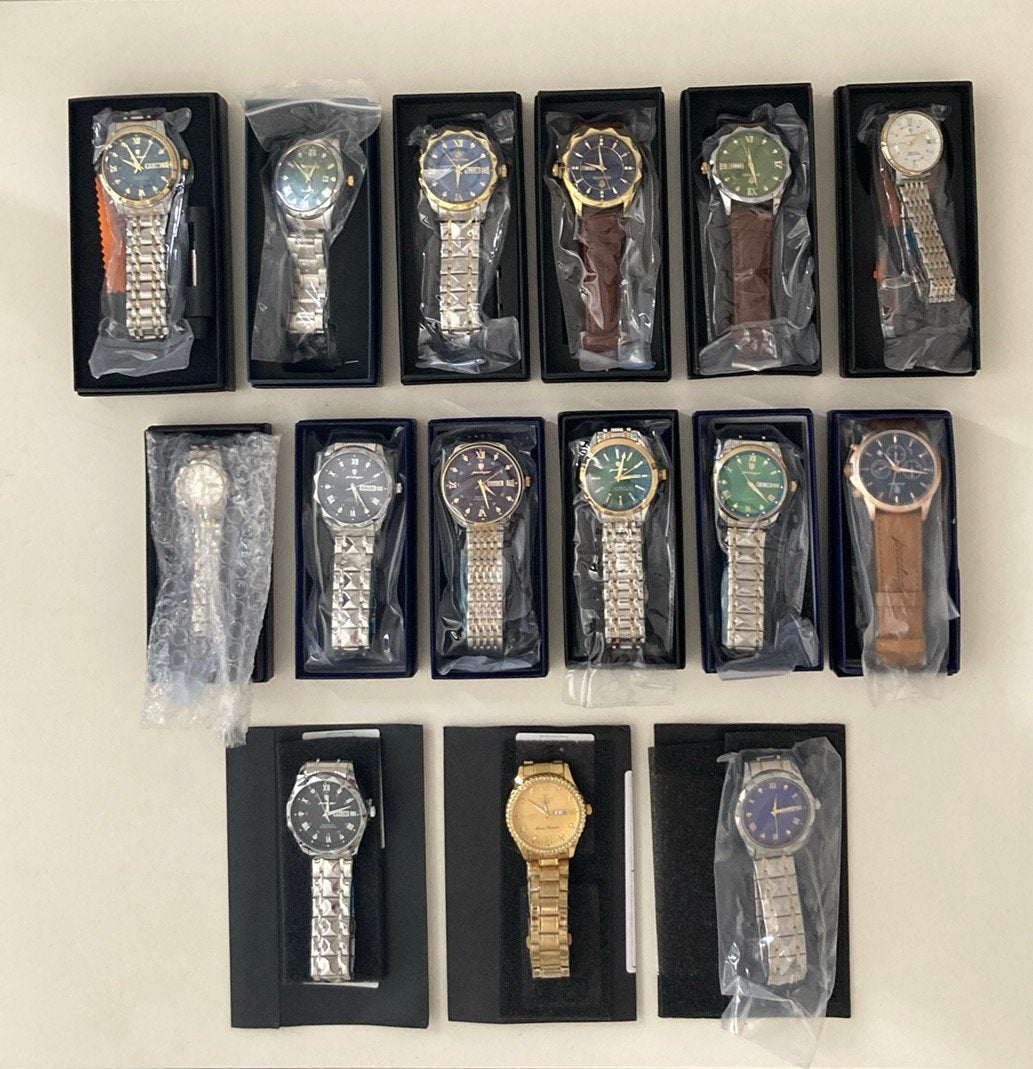 10 Horloges (€5 per stuk, Lees beschrijving), Overige merken, Overige materialen, Polshorloge, Overige materialen