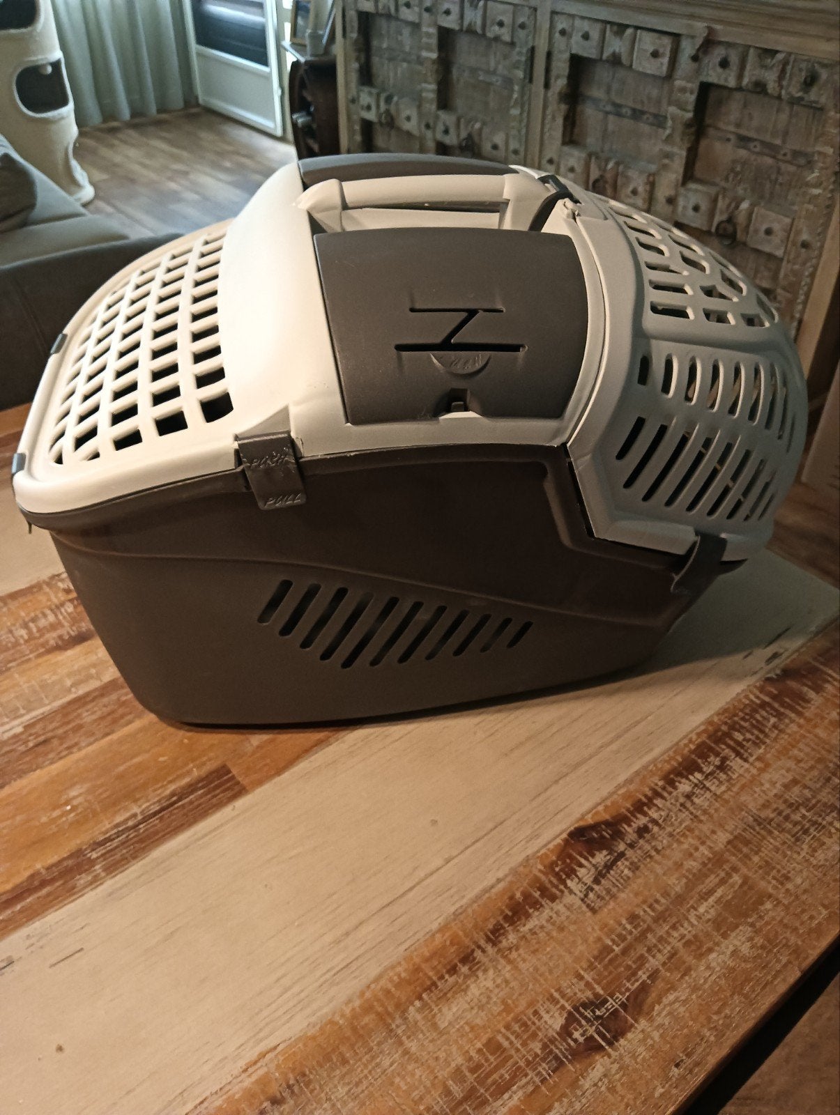 katten/honden transport bench, Ophalen, Zo goed als nieuw
