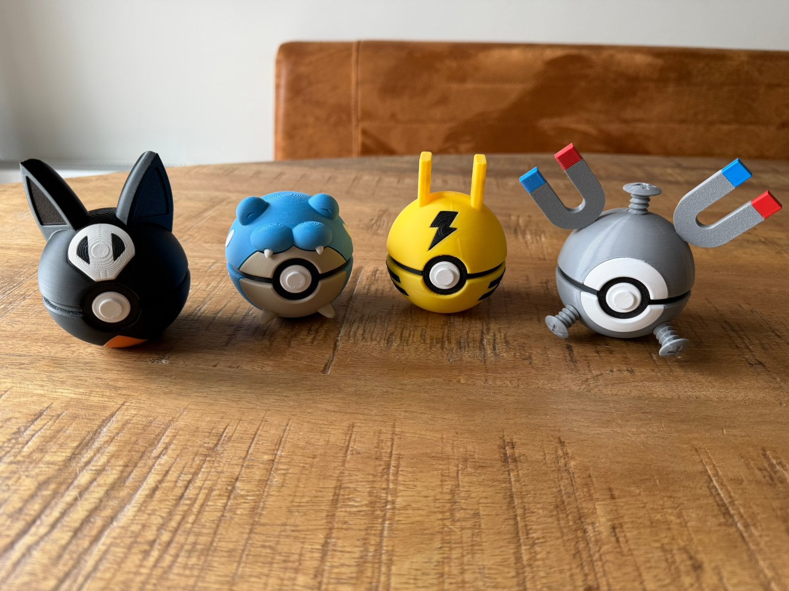 Pokemon Houndour Spheal Elekid Magnemite pokeball set Op=Op, Ophalen of Verzenden, Nieuw