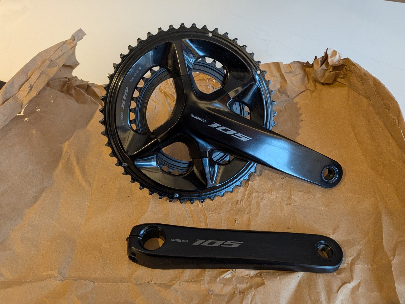 Shimano 105 FC-R7100 Crankstel 12S 50-34T 172.5mm Nieuw, Fietsen en Brommers, Fietsonderdelen, Crankstel of Pedalen, Shimano 105