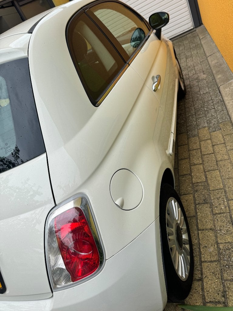 Fiat 500 1.4 16V 73KW C 2008 Wit, Voorwielaandrijving, 31 €/maand, 4 cilinders, 4 stoelen