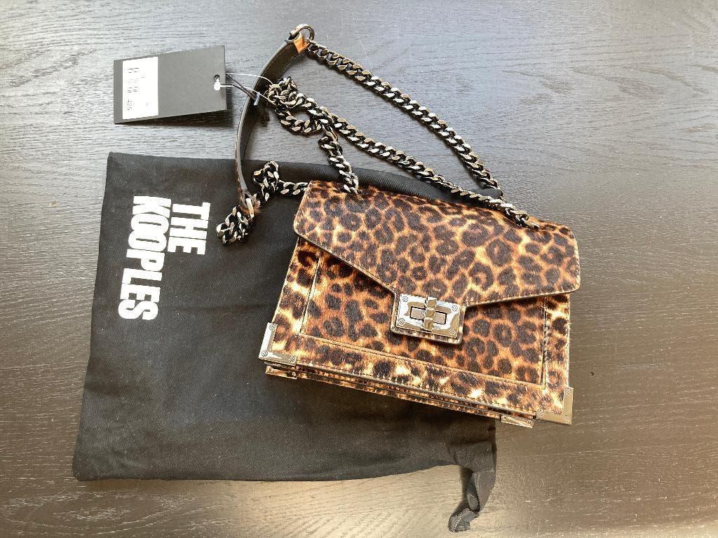 NIEUW The Kooples Emily Leo tas, leer, Sieraden, Tassen en Uiterlijk, Tassen | Damestassen, Ophalen of Verzenden, Nieuw, Bruin