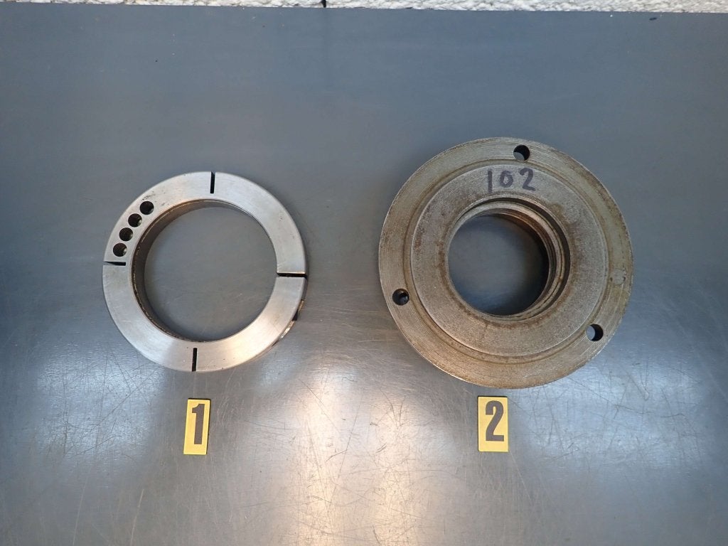 Schaublin 102N 102VM Spindel flens + Klemring W25 uitvoering, Doe-het-zelf en Verbouw, Niet ingevuld, Gebruikt, Niet ingevuld