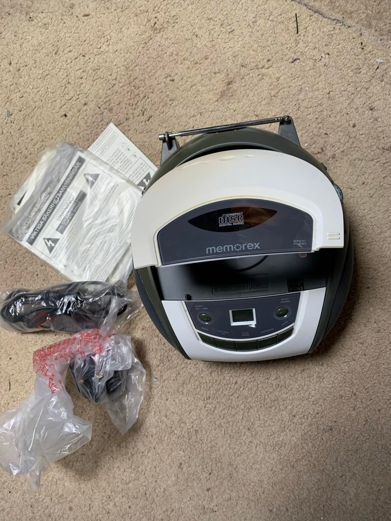 Memorex CD/USB Radio - Draagbare Boombox, Audio, Tv en Foto, Radio's, Ophalen, Zo goed als nieuw, Radio, Met cd-speler