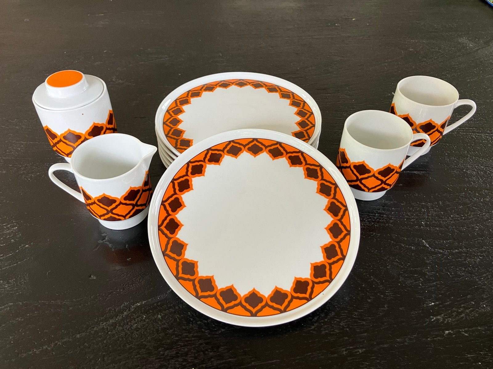 Vintage Melitta "Hamburg Towers" Koffieservies Jaren 60/70, Ophalen of Verzenden