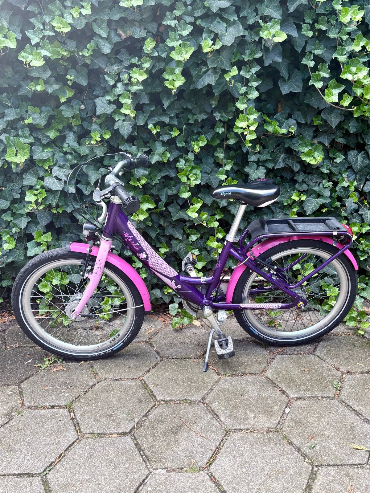 Puky Skyride kinderfiets 20 inch - paars/roze, Fietsen en Brommers, Fietsen | Kinderfietsjes, Ophalen, Gebruikt, Terugtraprem