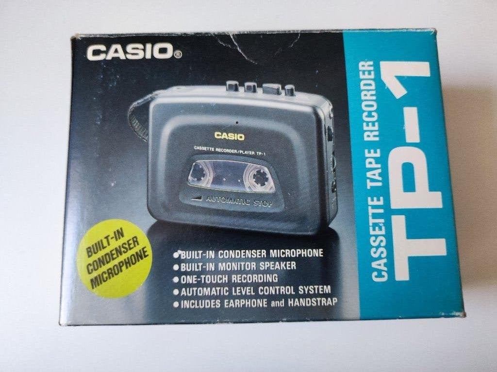 CASIO TP-1 Vintage cassette recorder, Ophalen of Verzenden, Overige typen