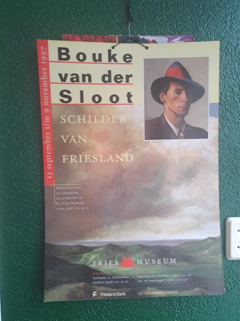 Oude poster, Bouke van der Sloot, Ophalen of Verzenden, Gebruikt, A1 t/m A3
