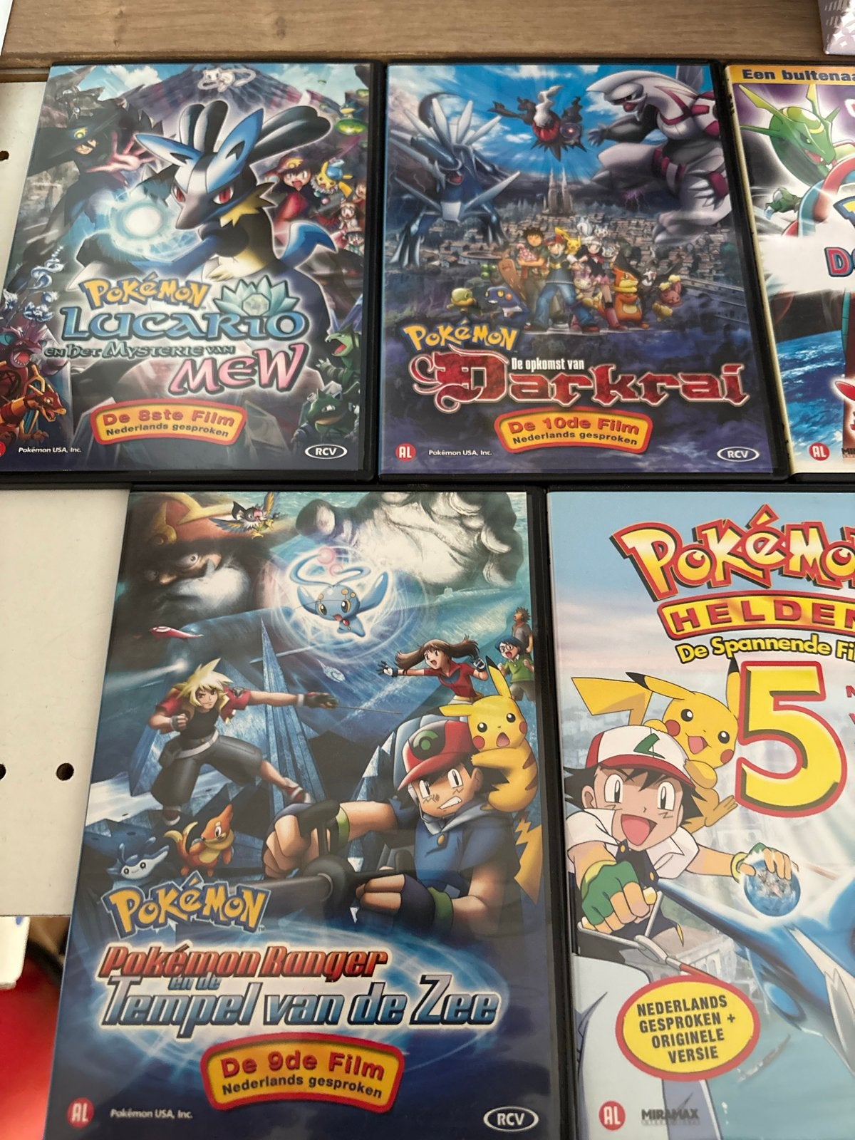 Pokémon dvd's - Diverse films en seizoenen, Ophalen, Gebruikt, Animatie, Nederlands