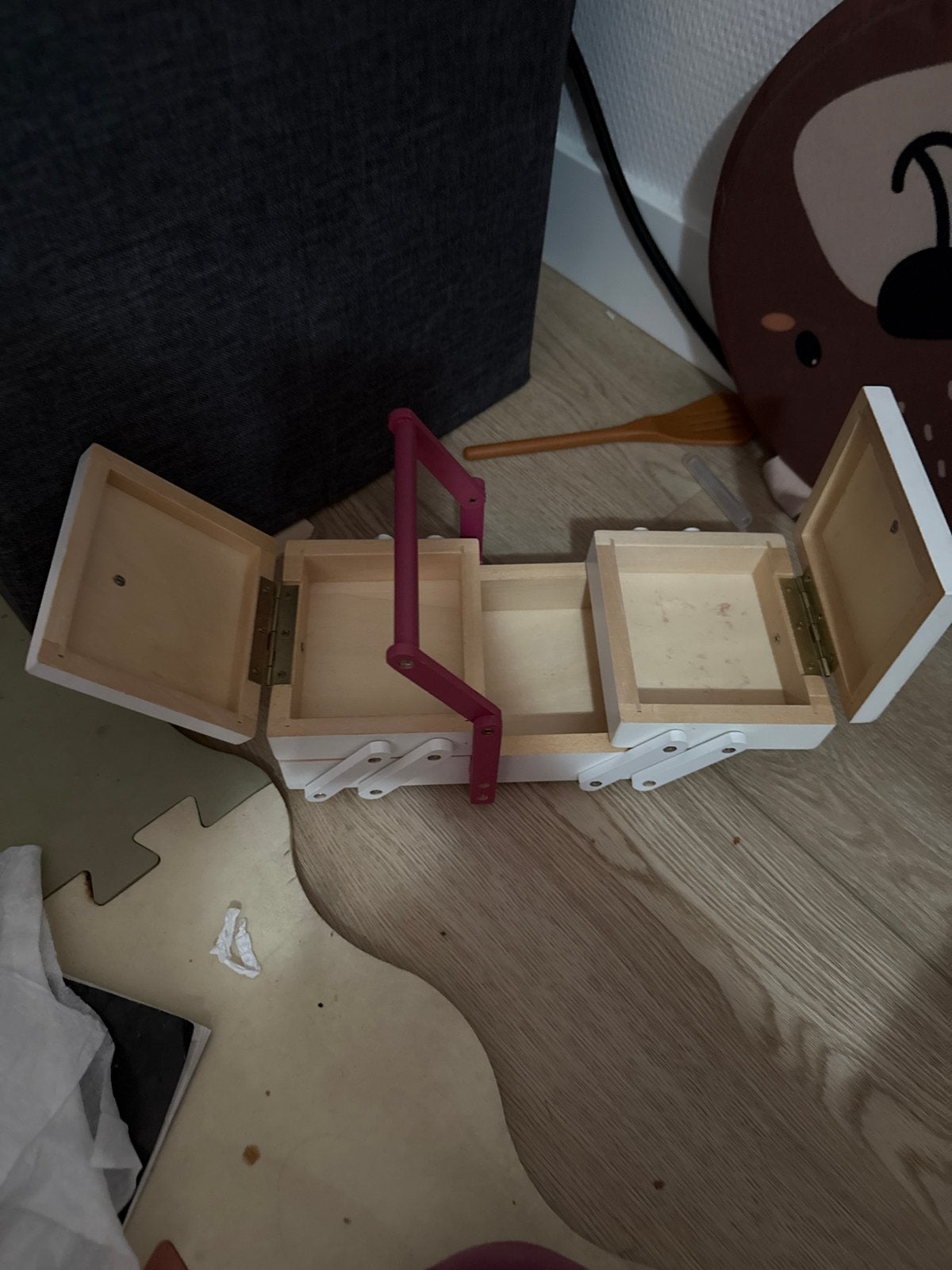 Houten naaidoosje voor kinderen - Gratis, Ophalen of Verzenden, Gebruikt, Jongen of Meisje
