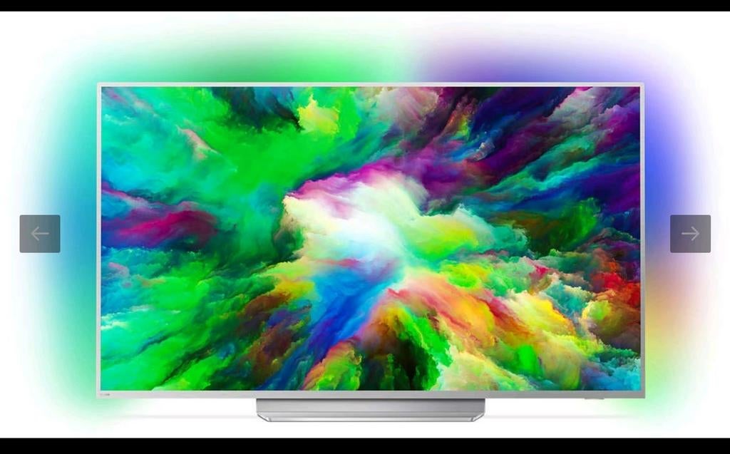 Philips Ambilight TV 49PUS7803 - Defect, Ophalen, Philips, LED, 50 Hz