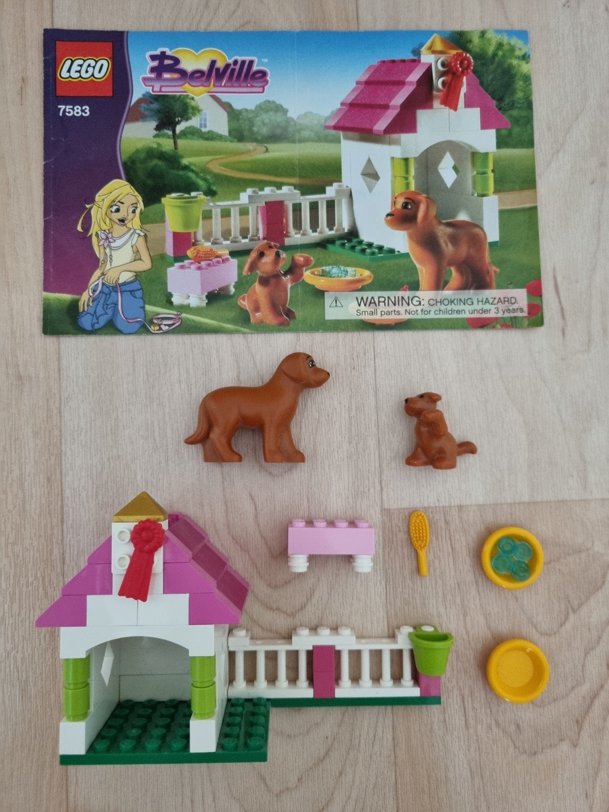 LEGO Belville 7583: Speels hondje, Gebruikt, Lego, Ophalen of Verzenden, Complete set