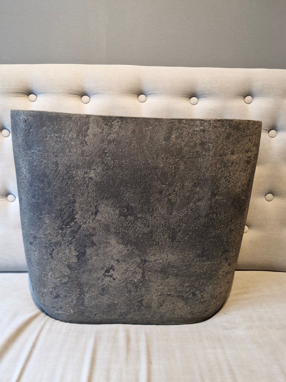 Twee zware Still vensterbank bloempotten - 48x55x16 cm, Ophalen, Gebruikt