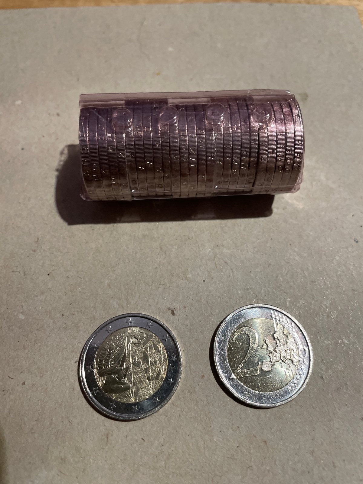 2 Euromunten - Erasmus NL UNC, Ophalen of Verzenden, Setje