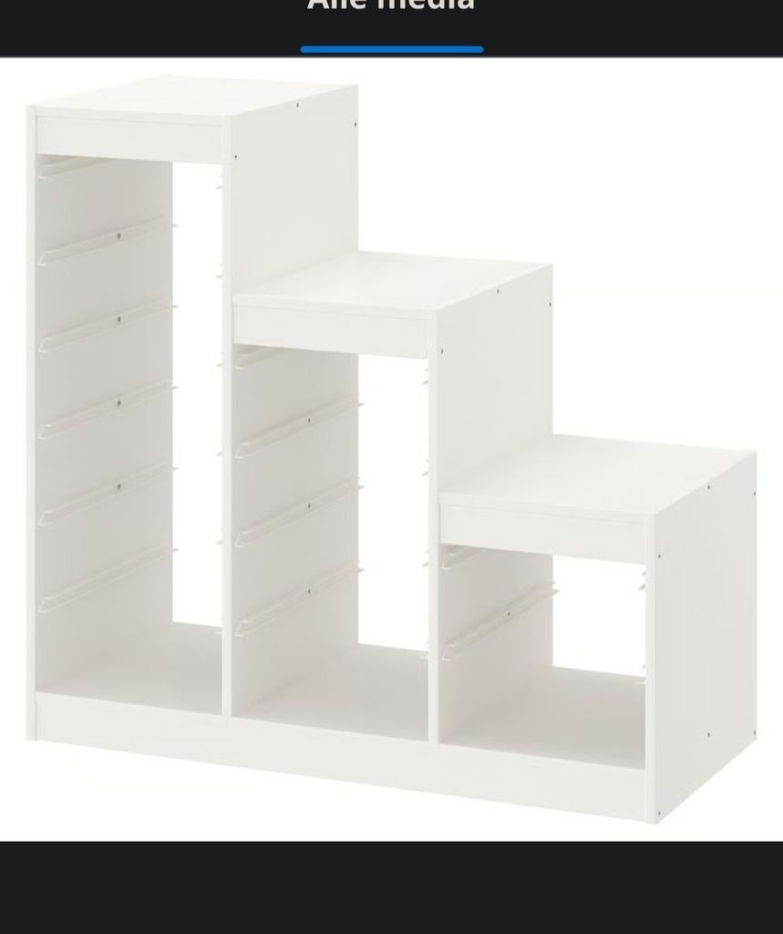 IKEA TROFAST Opbergcombinatie wit incl. bakken met deksels, Ophalen