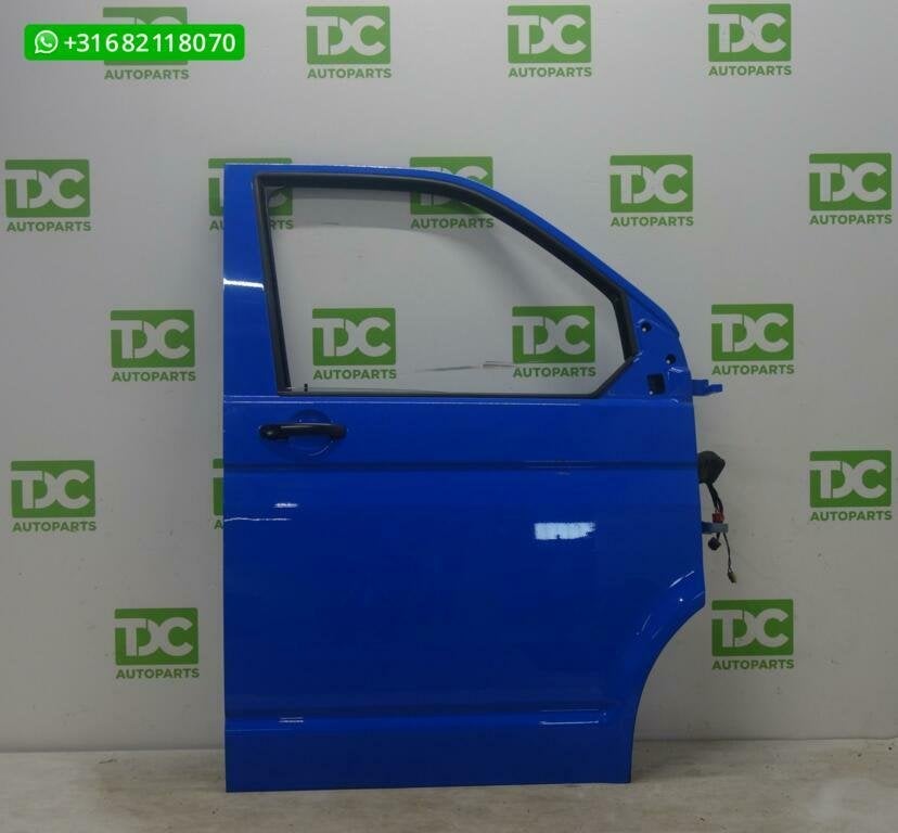 Volkswagen transporter T6 ('15-'18) Voorportier rechts blauw, Auto-onderdelen, Gebruikt, Ophalen of Verzenden, Volkswagen, Voor