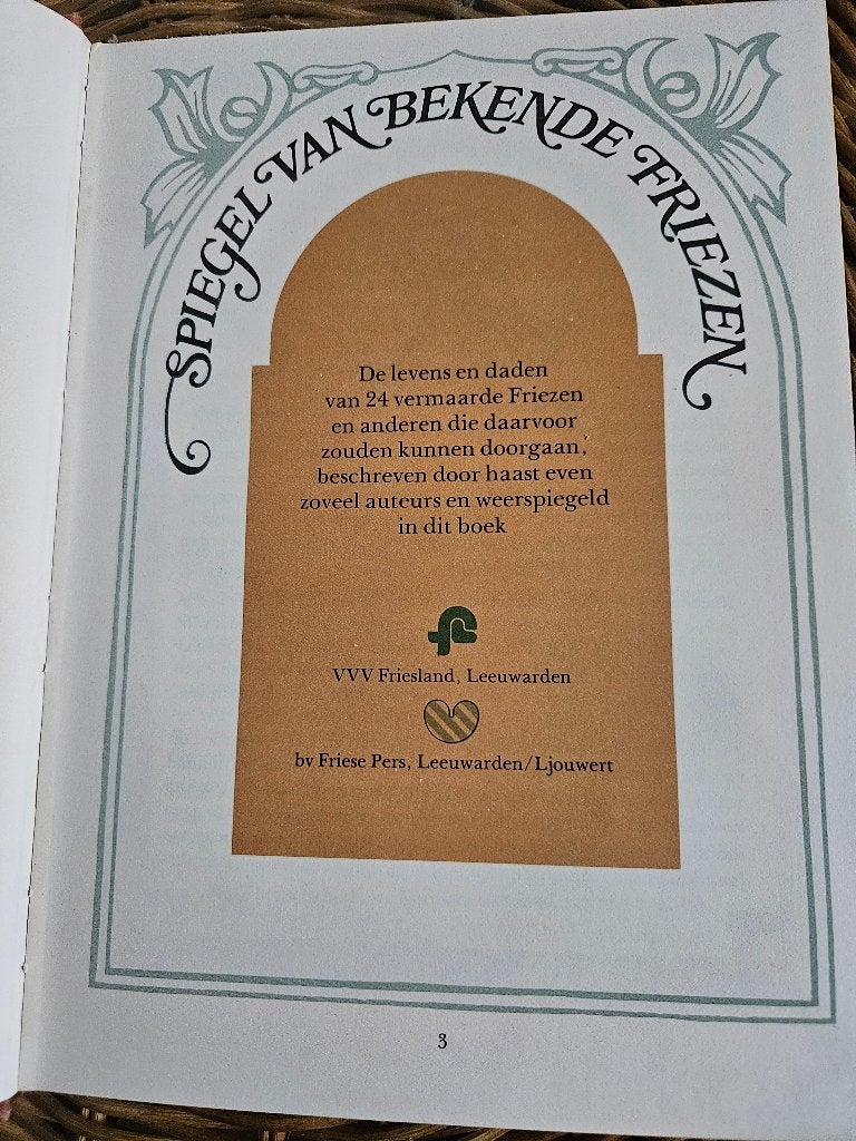 Spiegel van bekende Friezen, Friese Pers, 1978, Ophalen of Verzenden, Gelezen