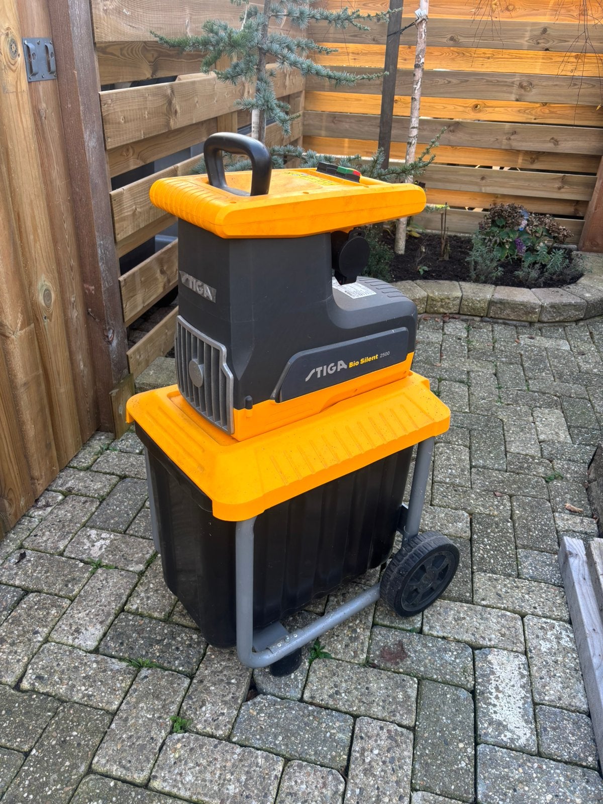 Stiga versnipperar, Ophalen, Gebruikt, Elektrisch, Met opvangbak