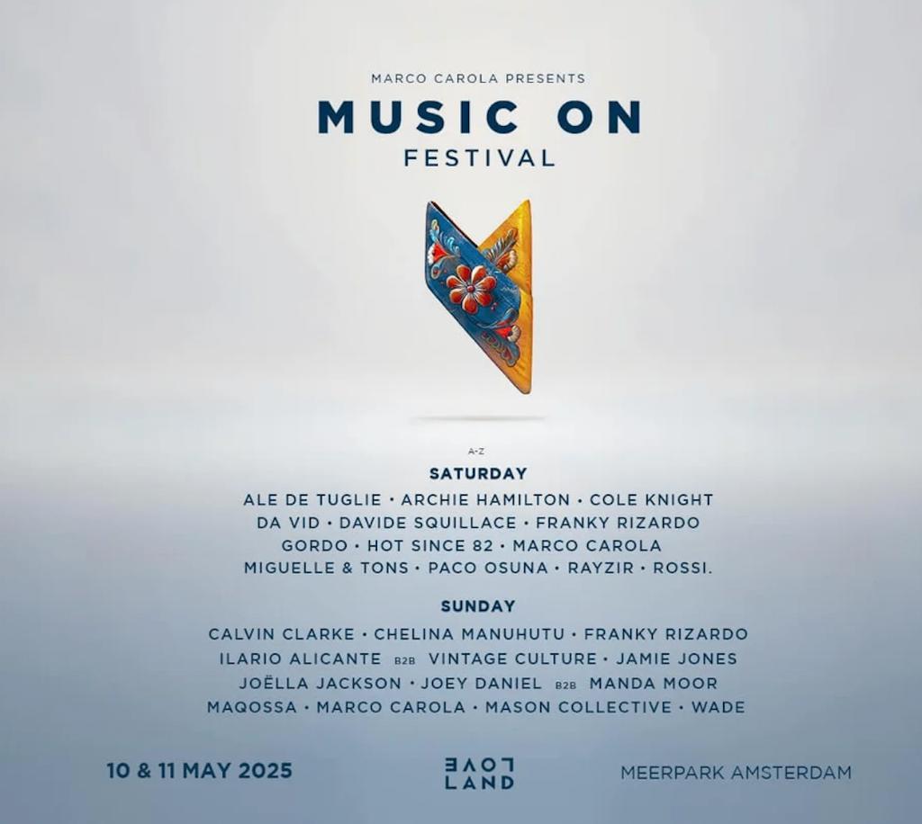 4x Music On Amsterdam Backstage Zondag, Drie personen of meer, Mei