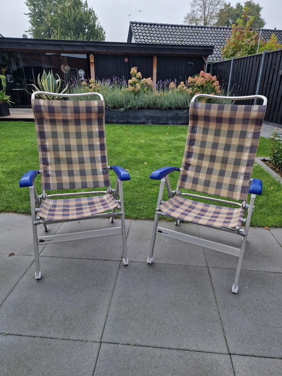gebruikte dukdalf campingstoelen (2 stuks), Ophalen, Gebruikt, Campingstoel