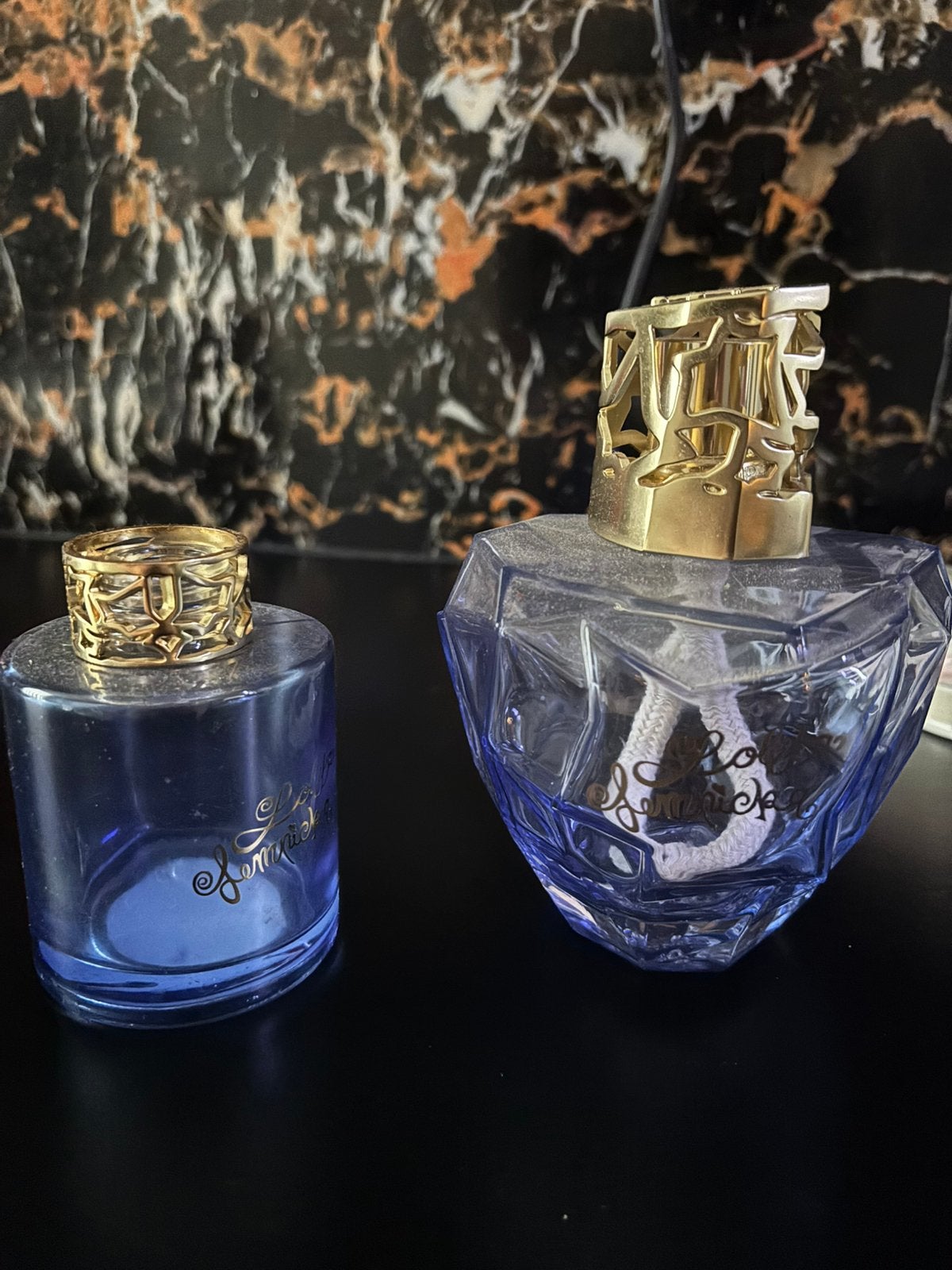Lampe Berger Lolita Lempicka brander en geurstokjes, Ophalen of Verzenden, Zo goed als nieuw, Paars