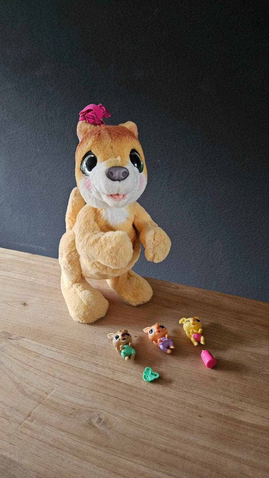 furreal mama kangaroe en kids, Kinderen en Baby's, Ophalen of Verzenden, Zo goed als nieuw