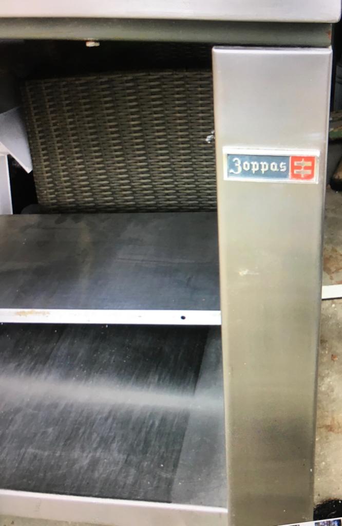 Mooie RVS spoelbak +-3 meter, Ophalen, Gebruikt