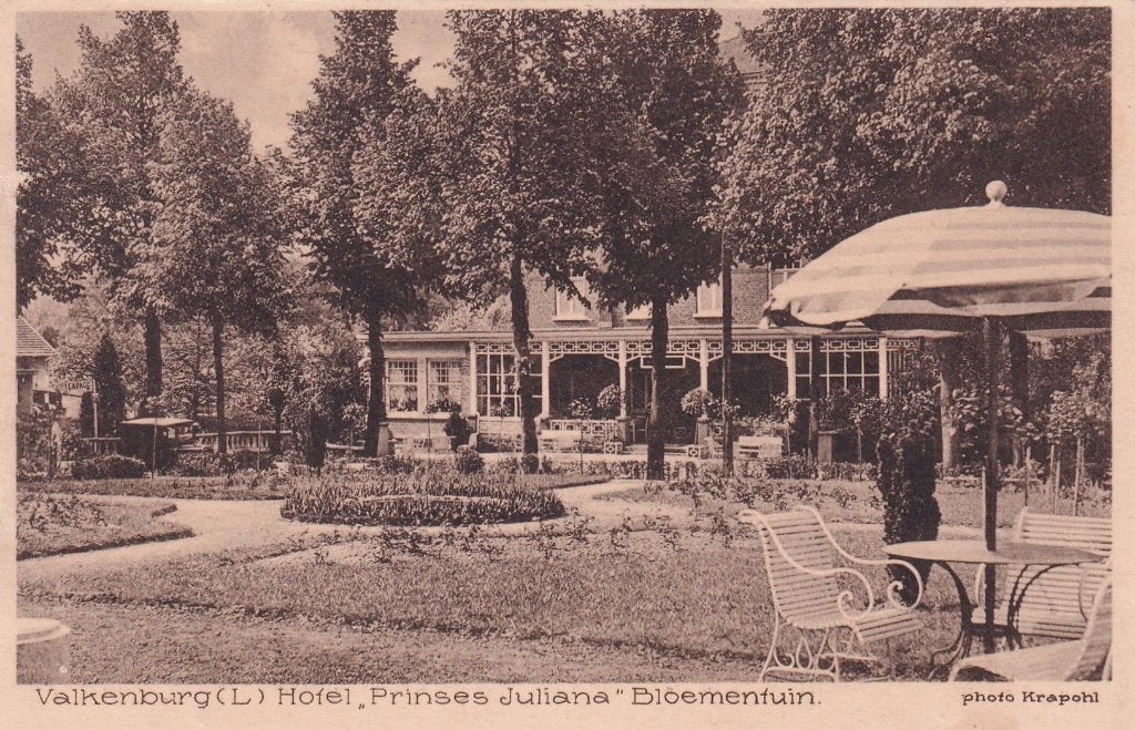 Valkenburg hotel Juliana, Verzenden, Ongelopen, Limburg
