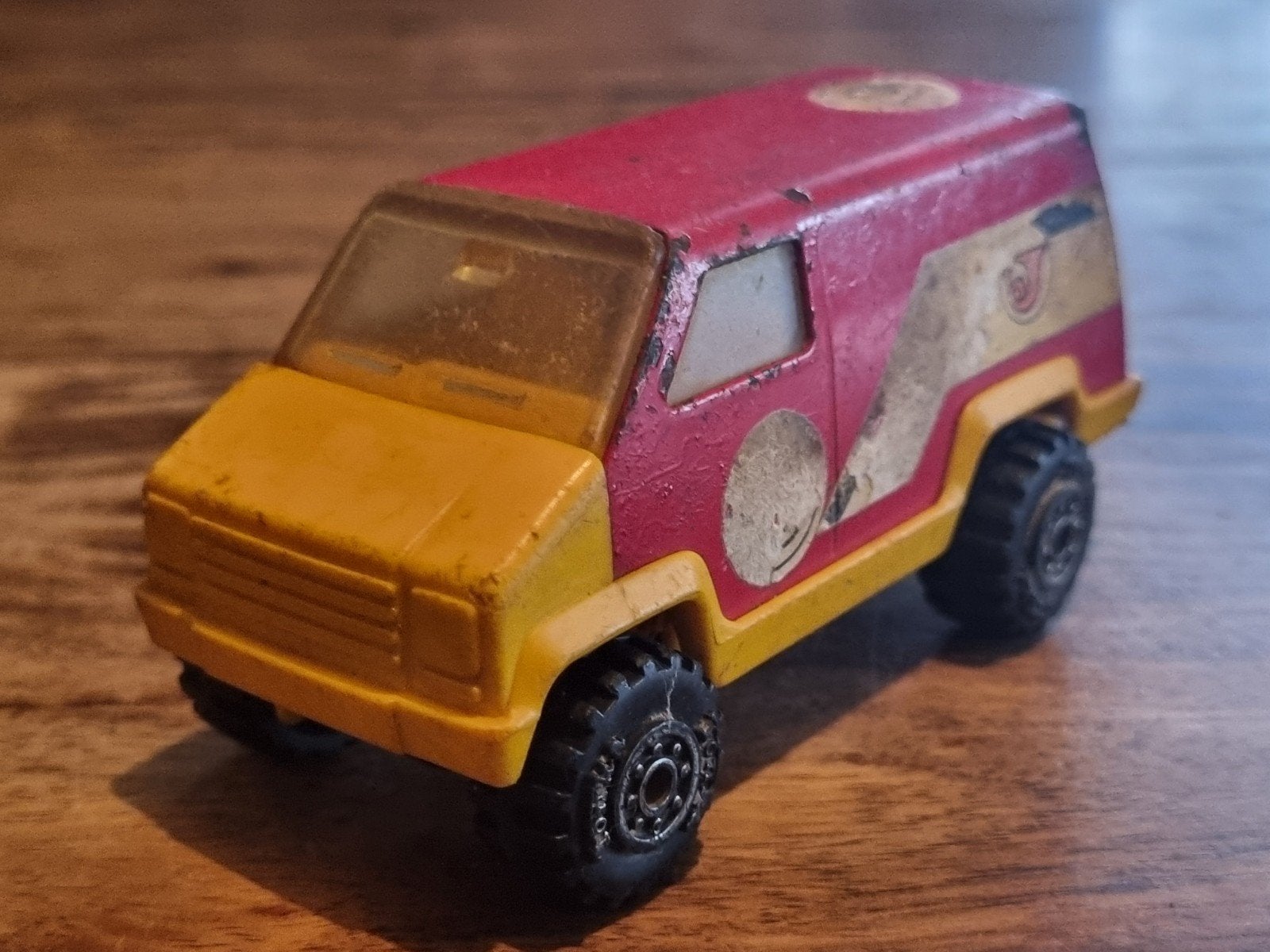 Vintage Tonka Bestelwagen Rood/Geel - Made in USA 1978, Ophalen of Verzenden