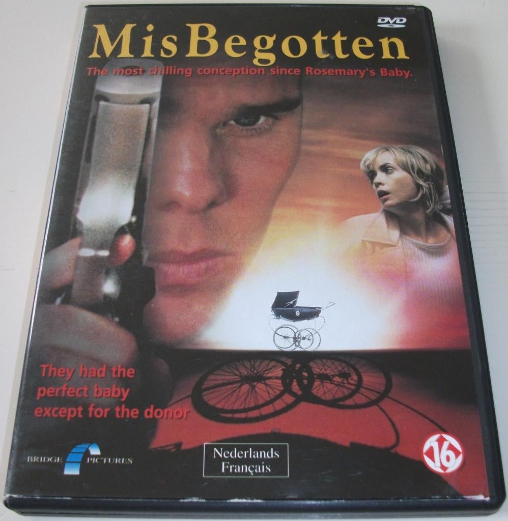 Dvd *** MISBEGOTTEN *** Perfect baby...except for the donor, Cd's en Dvd's, Vanaf 16 jaar, Ophalen of Verzenden, Zo goed als nieuw
